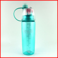 Plastic BPA Free Mist Spray Mutil-Color Drinking Water Bottle With Straw